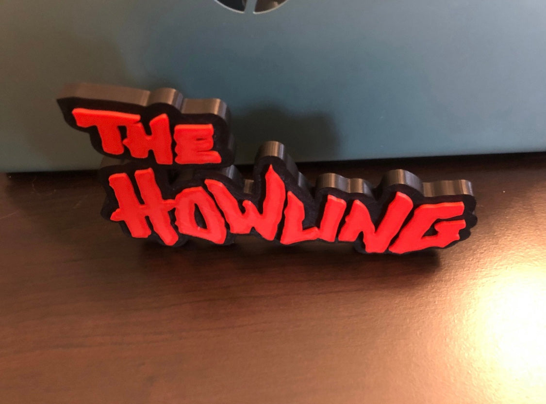 The Howling logo/shelf display