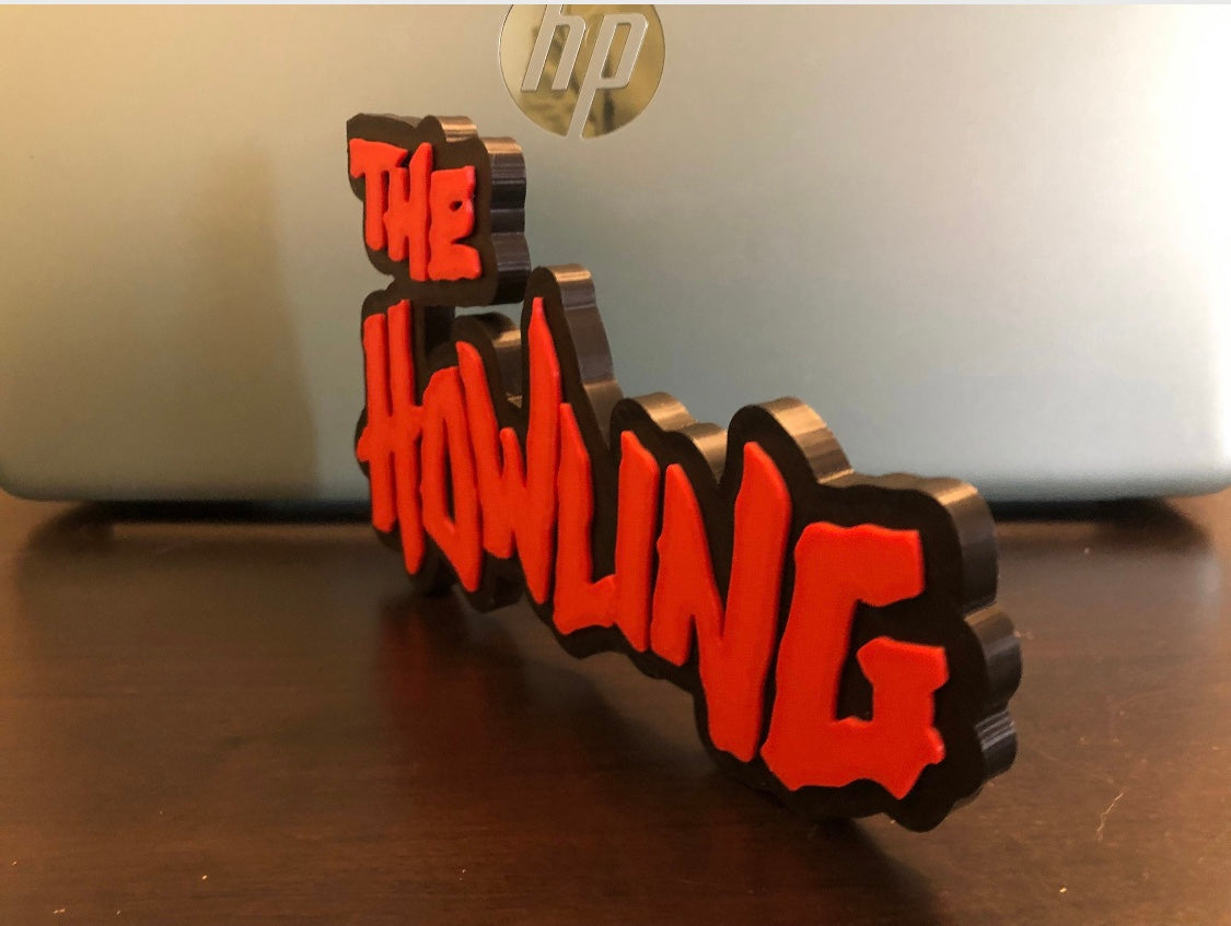 The Howling logo/shelf display