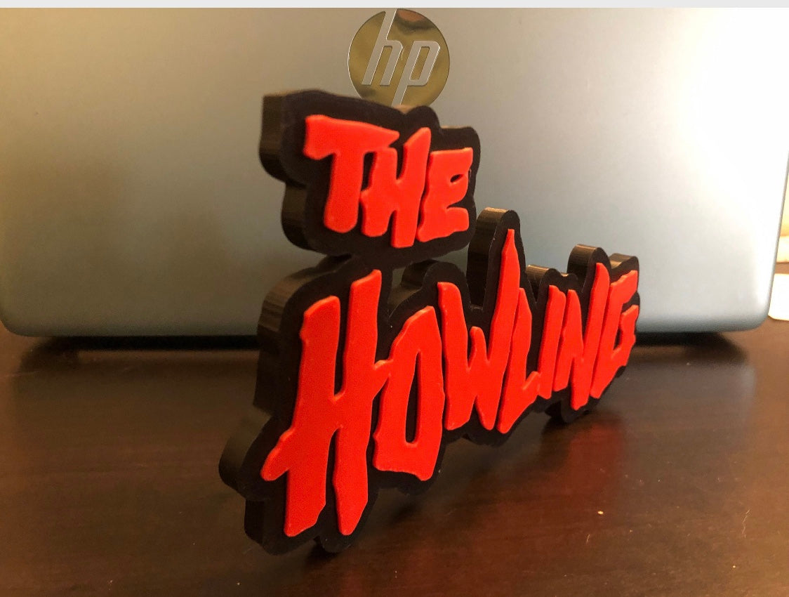 The Howling logo/shelf display