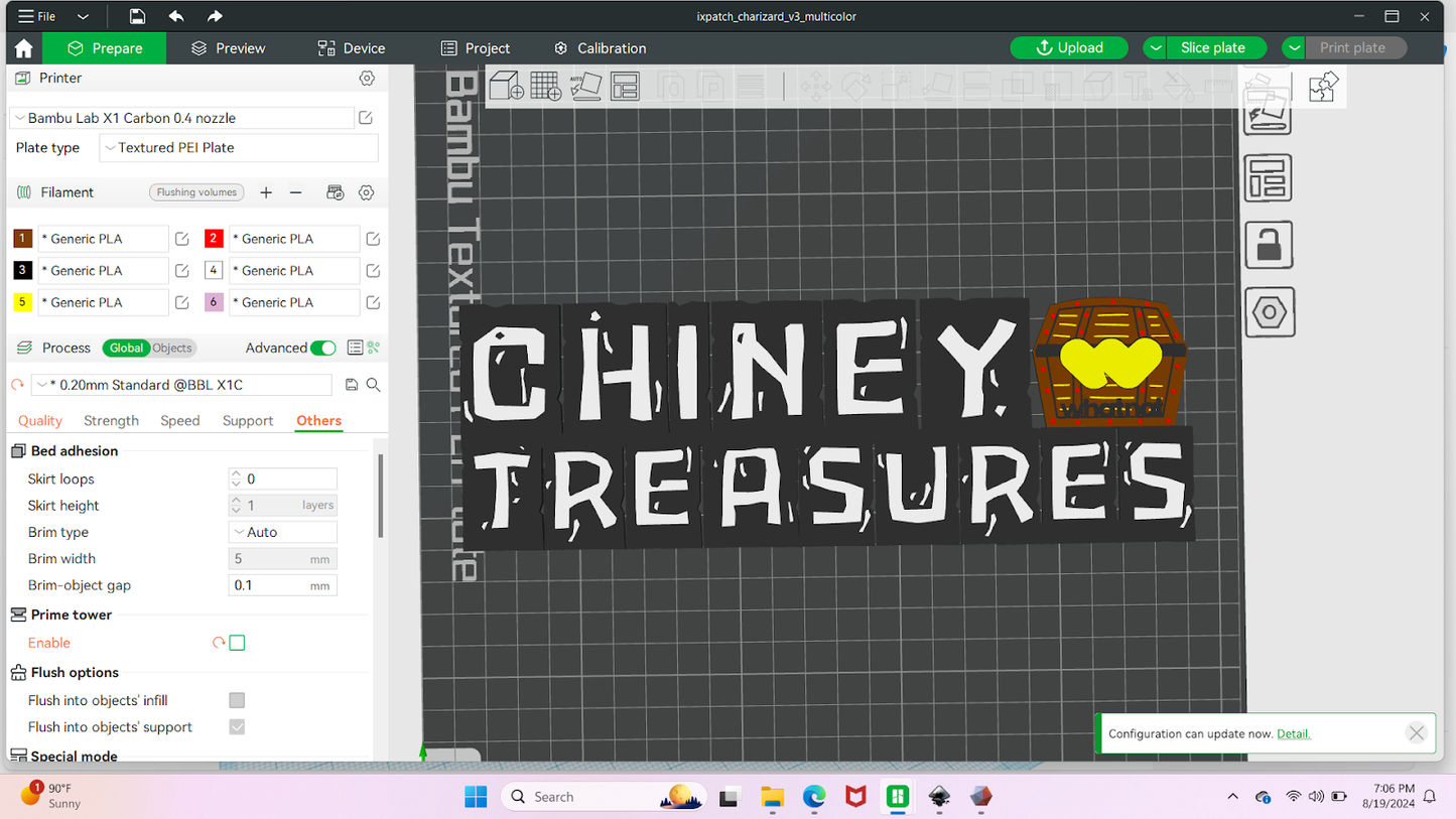 Custom Chiney Treasures logo