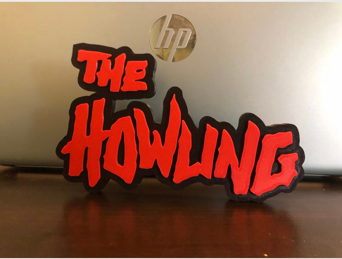 The Howling logo/shelf display