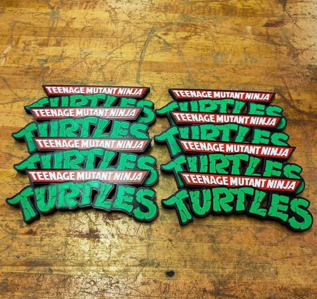 TMNT Logo/shelf display