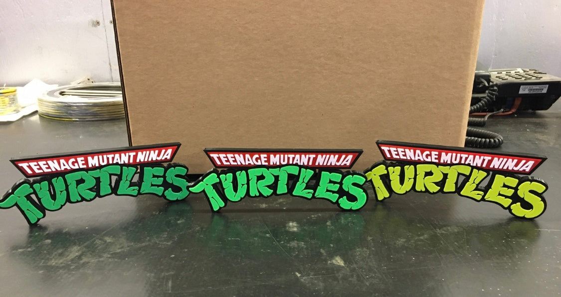 TMNT Logo/shelf display