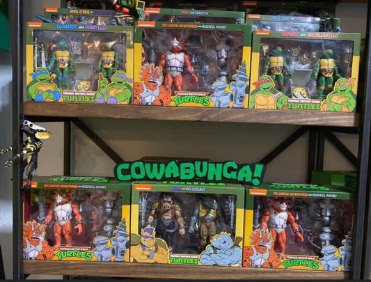 Cowabunga! logo/shelf display