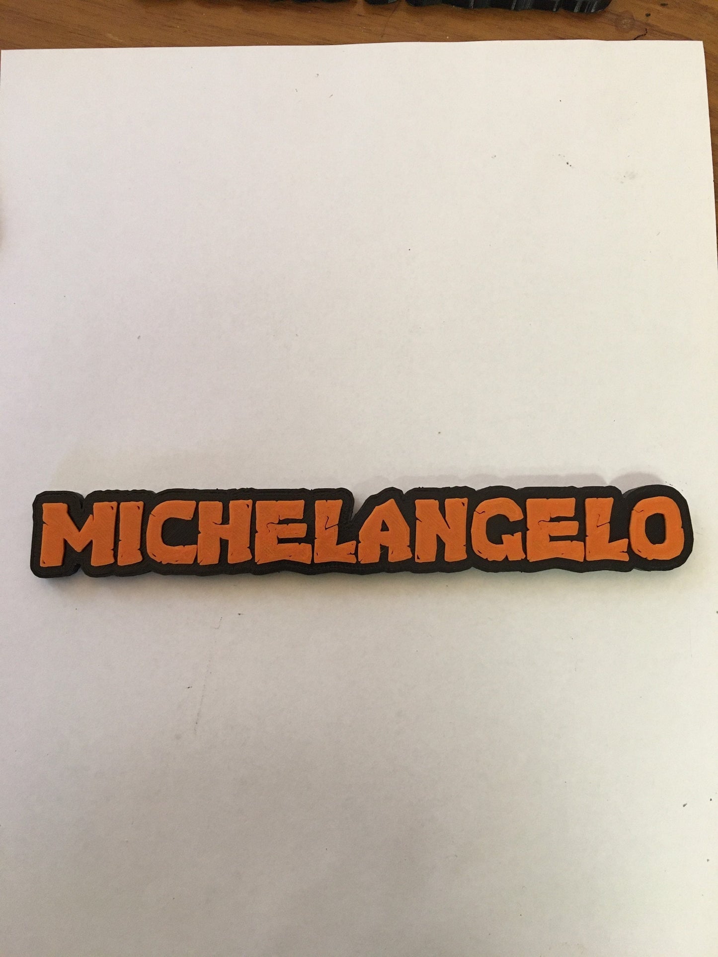 TMNT Leonardo, Donatello, Raphael & Michaelangelo logos