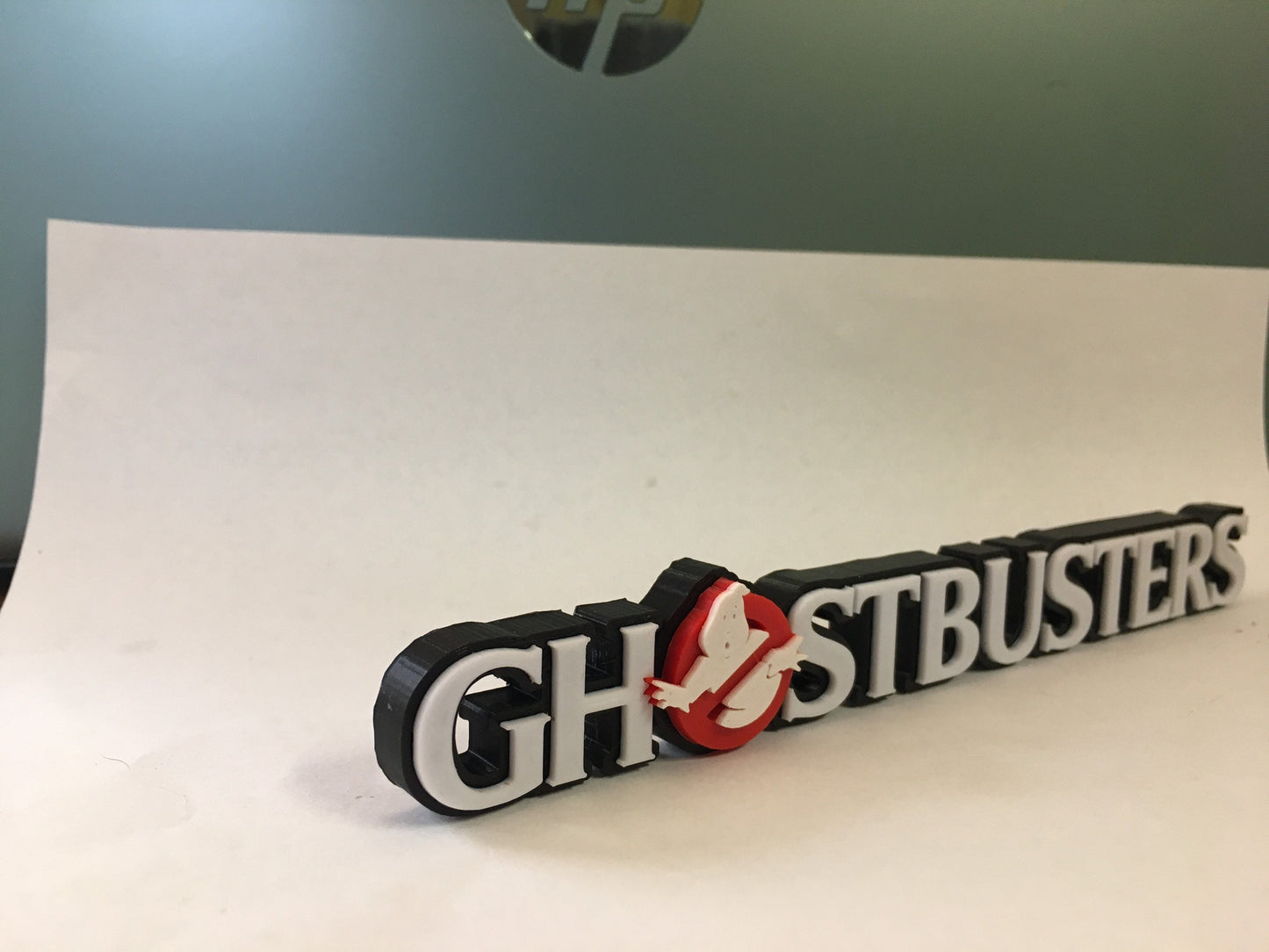 Ghostbusters logo/shelf display