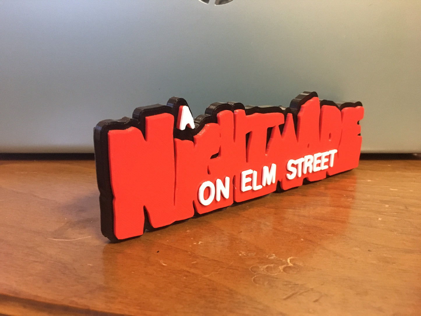 Nightmare on Elm Street logo/shelf display