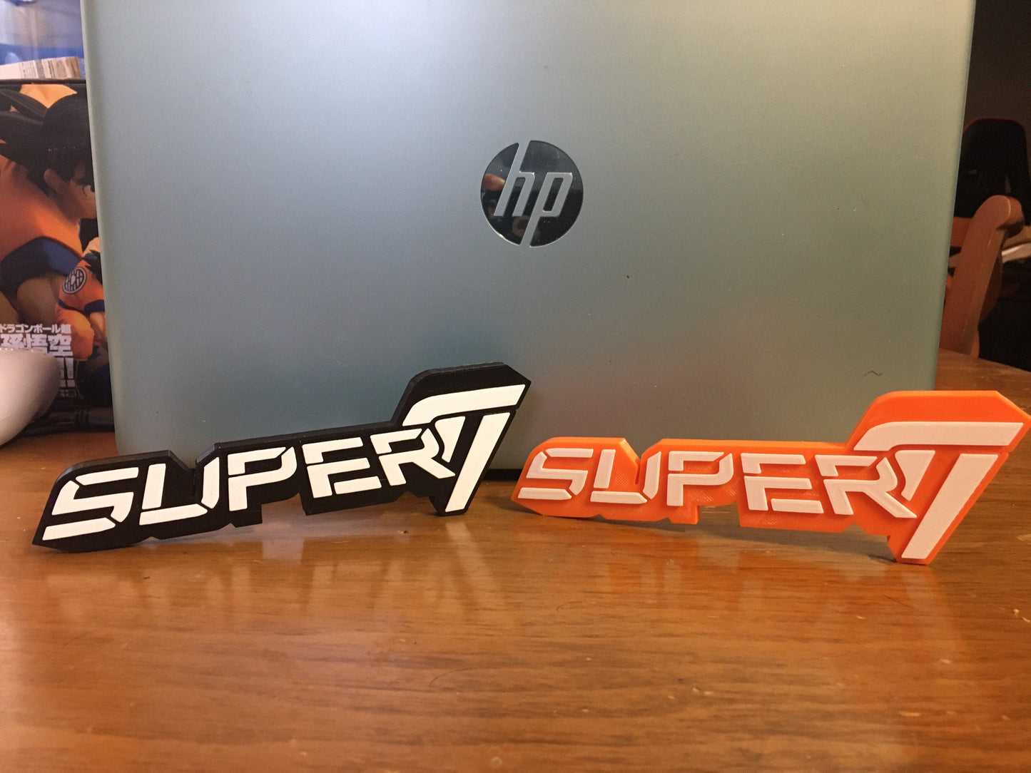 SUPER 7 logo/shelf display