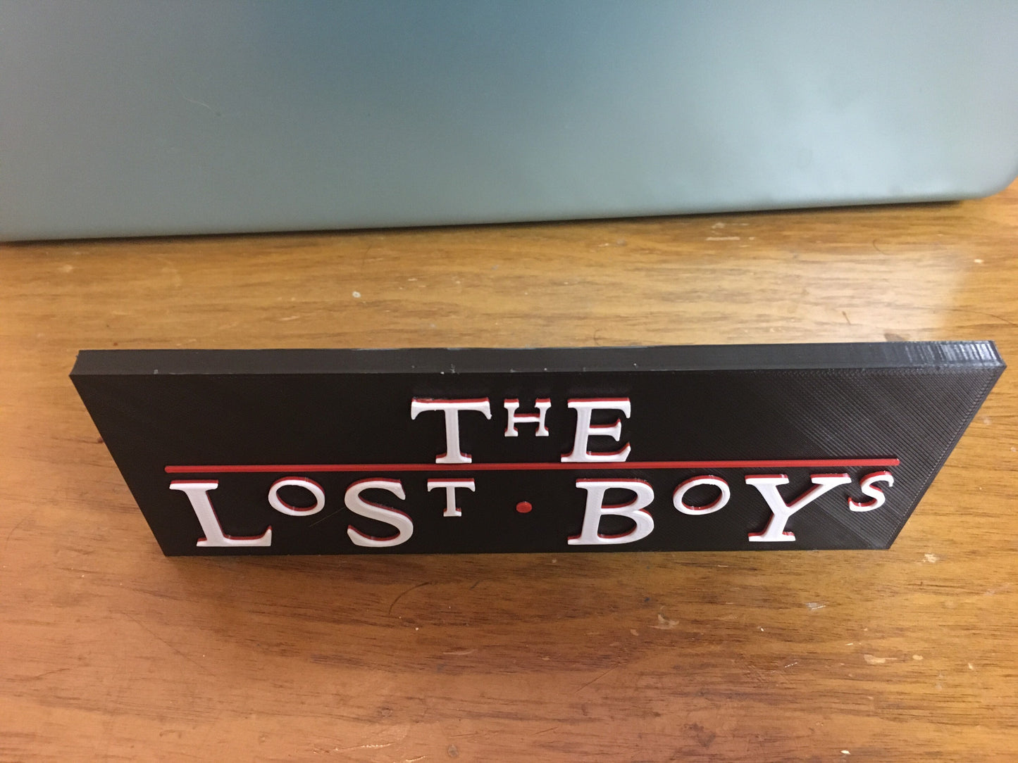 THE LOST BOYS logo/shelf display