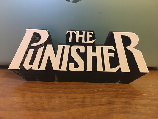 Punisher logo/shelf display