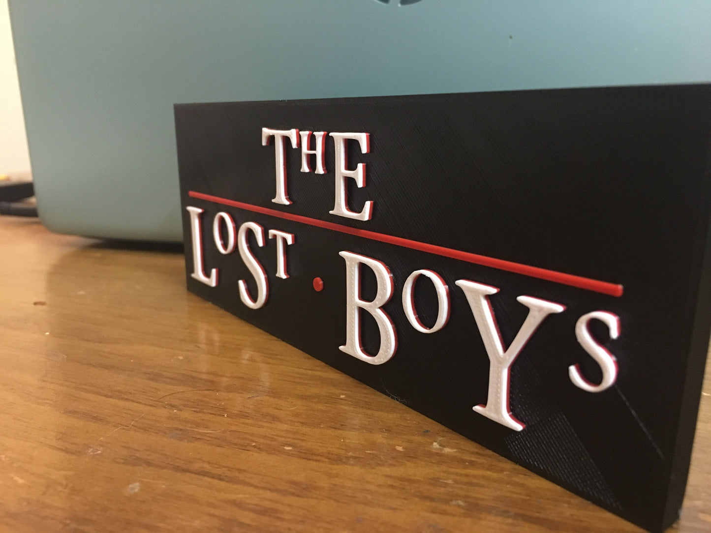 THE LOST BOYS logo/shelf display