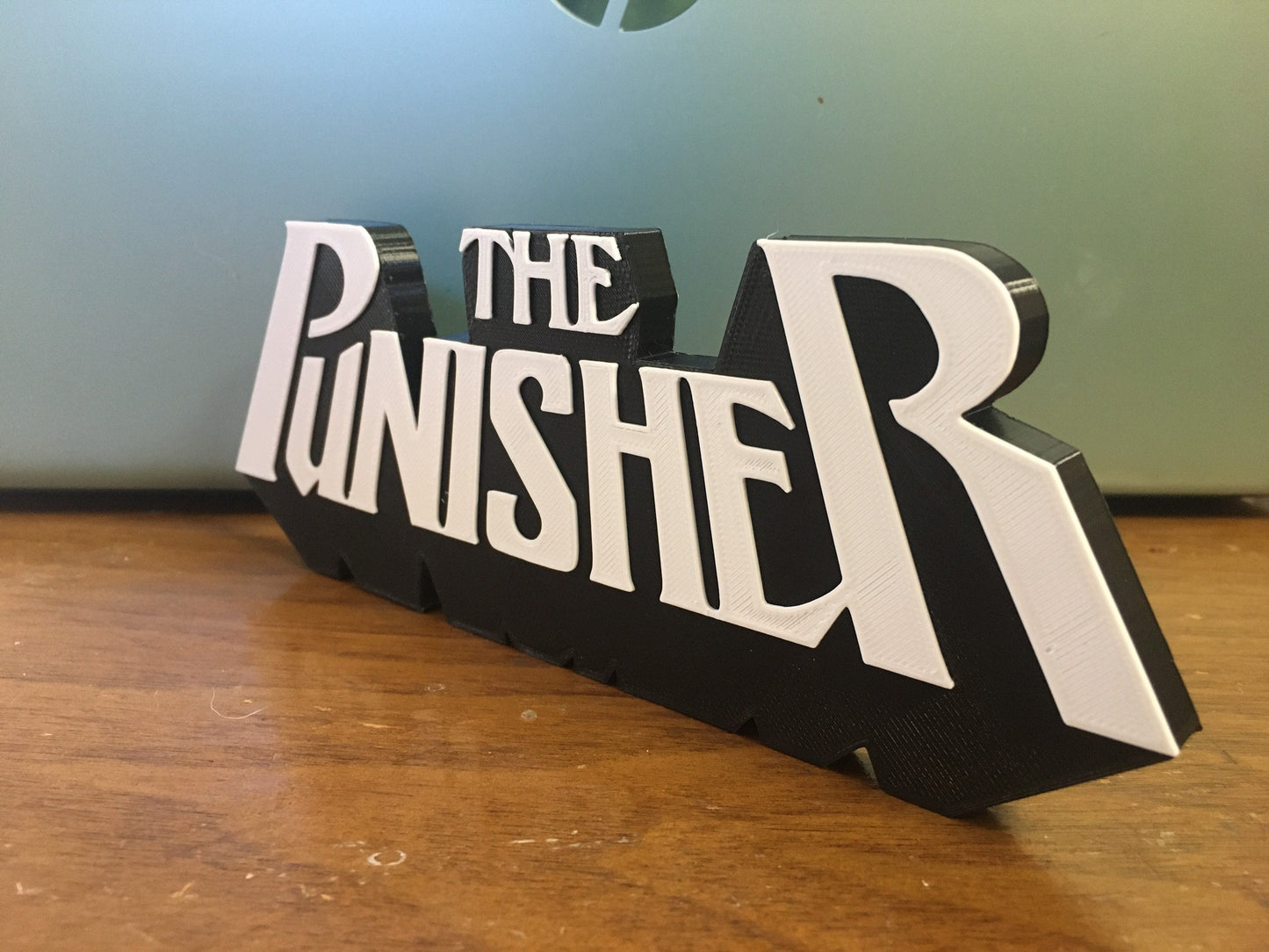 Punisher logo/shelf display