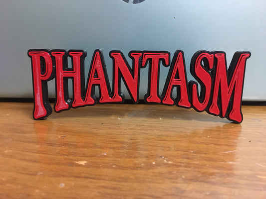 Phantasm logo/shelf display