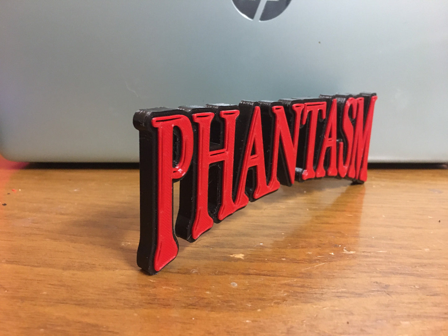 Phantasm logo/shelf display