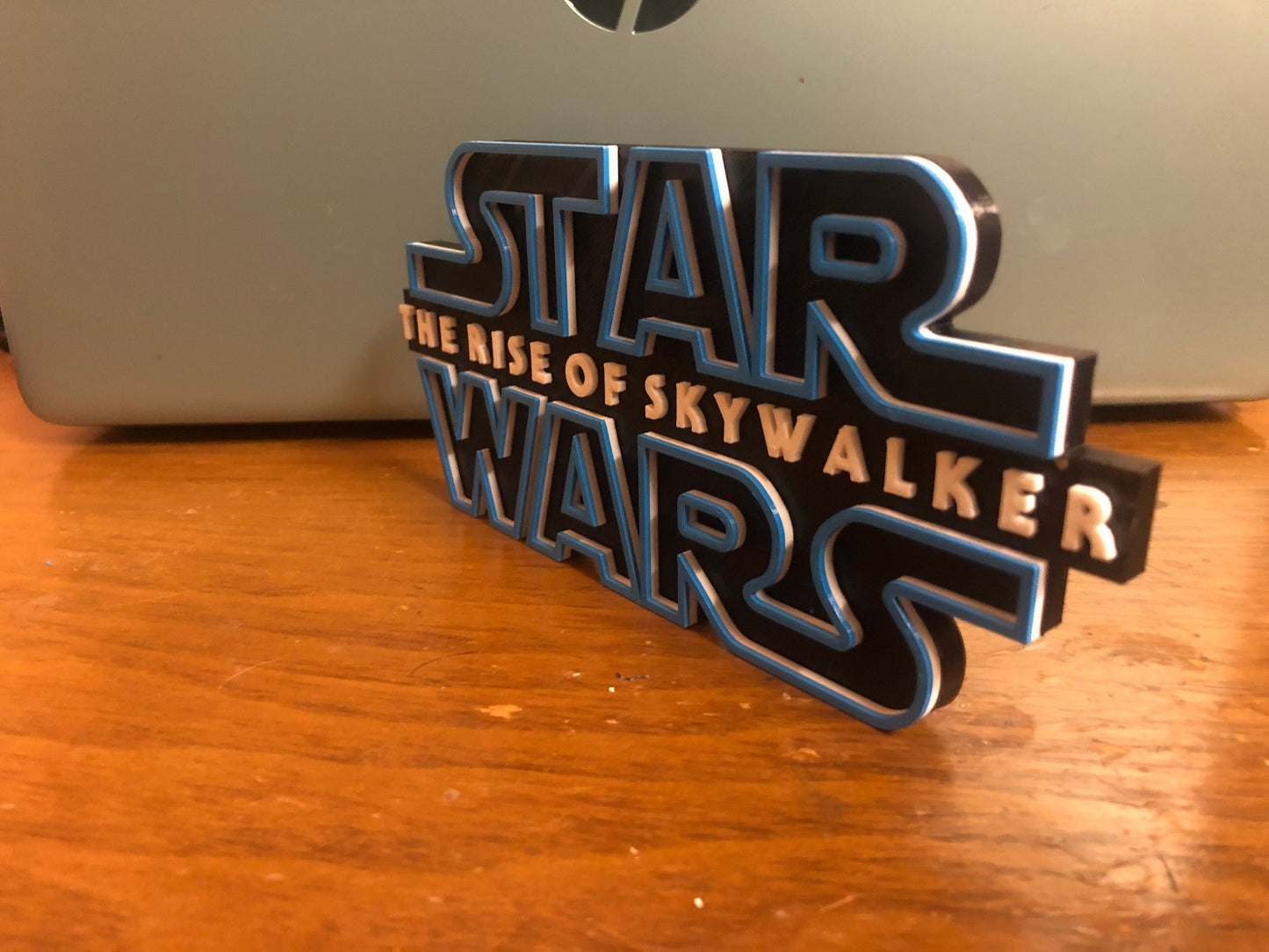 Star Wars The Rise of Skywalker logo/shelf display