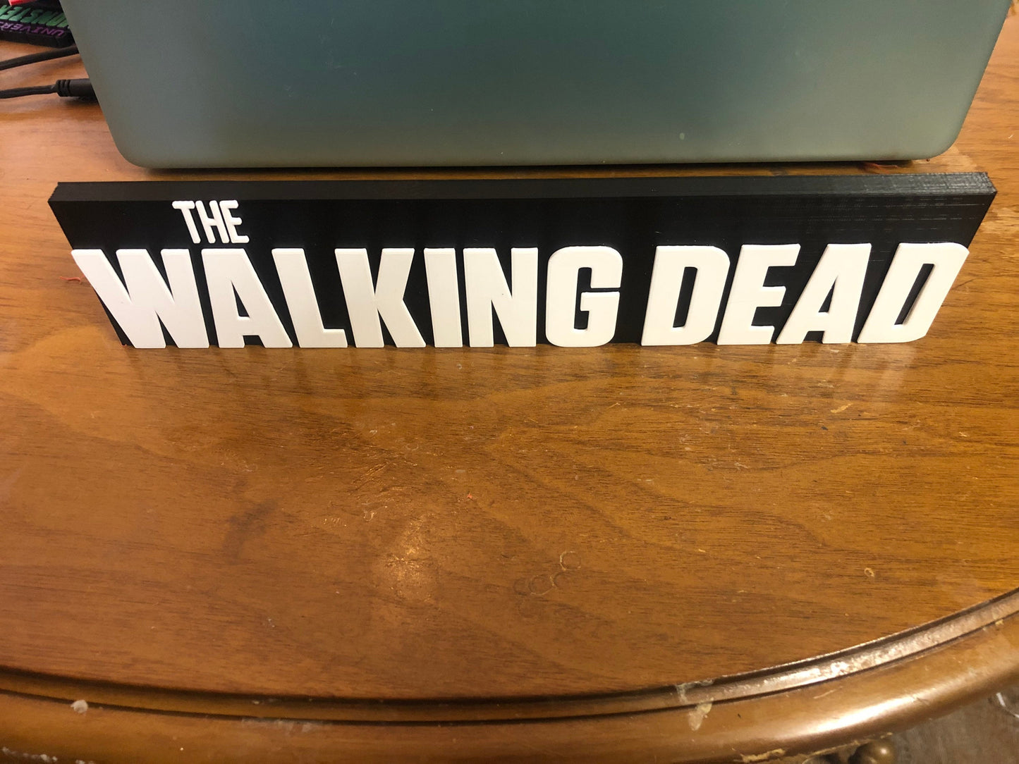 The Walking Dead logo/shelf display