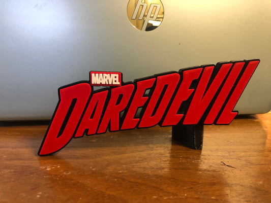 Daredevil logo/shelf display