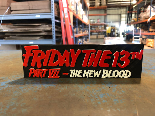 Friday the 13th Part VII New Blood LOGO