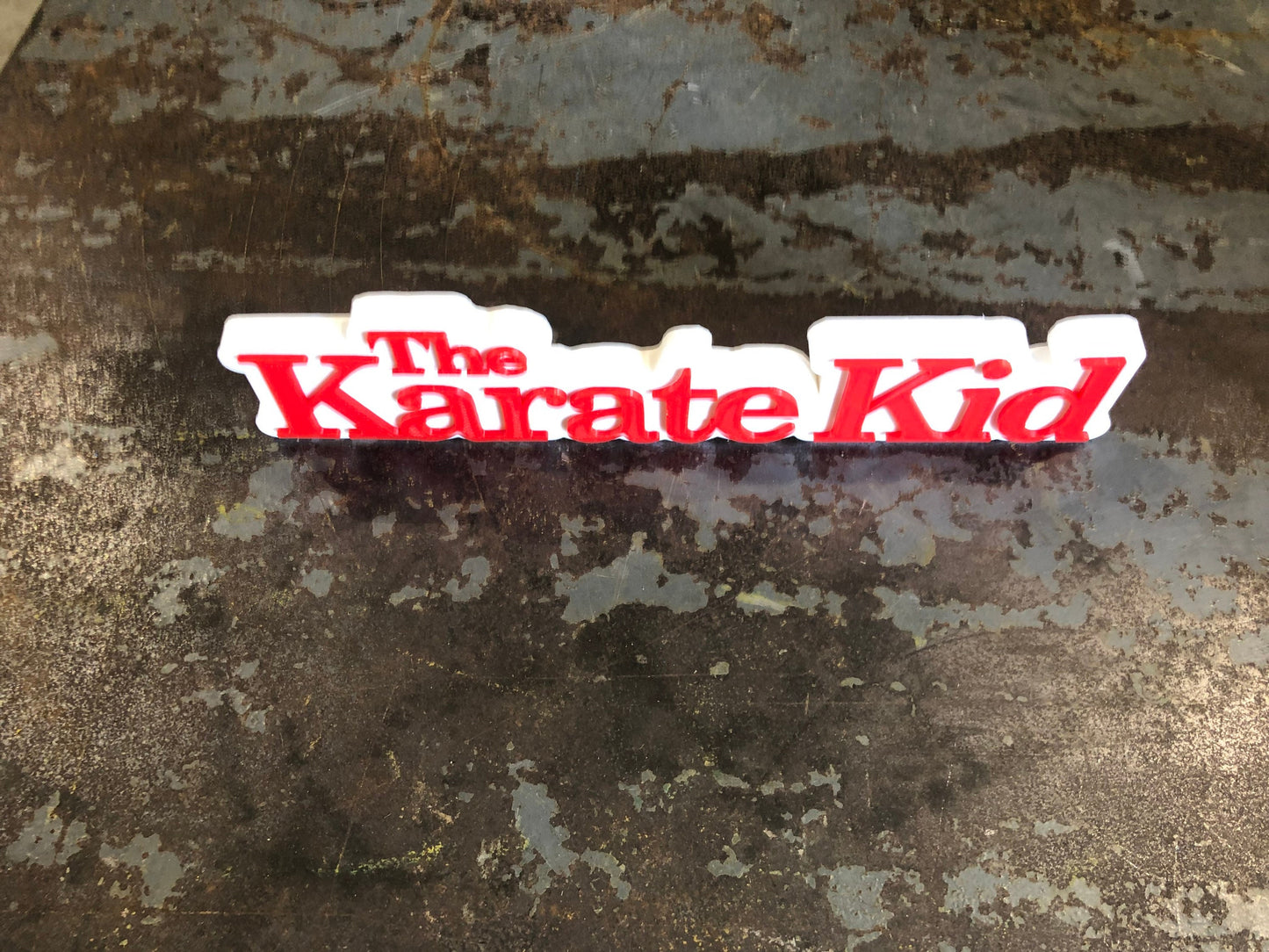 Karate Kid logo/shelf display