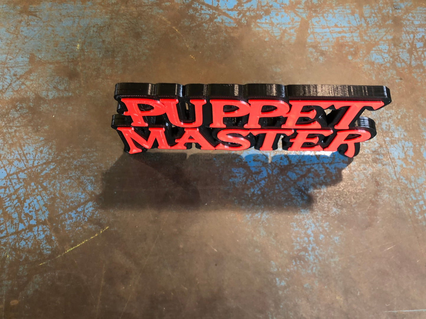 PUPPET MASTER LOGO/shelf display