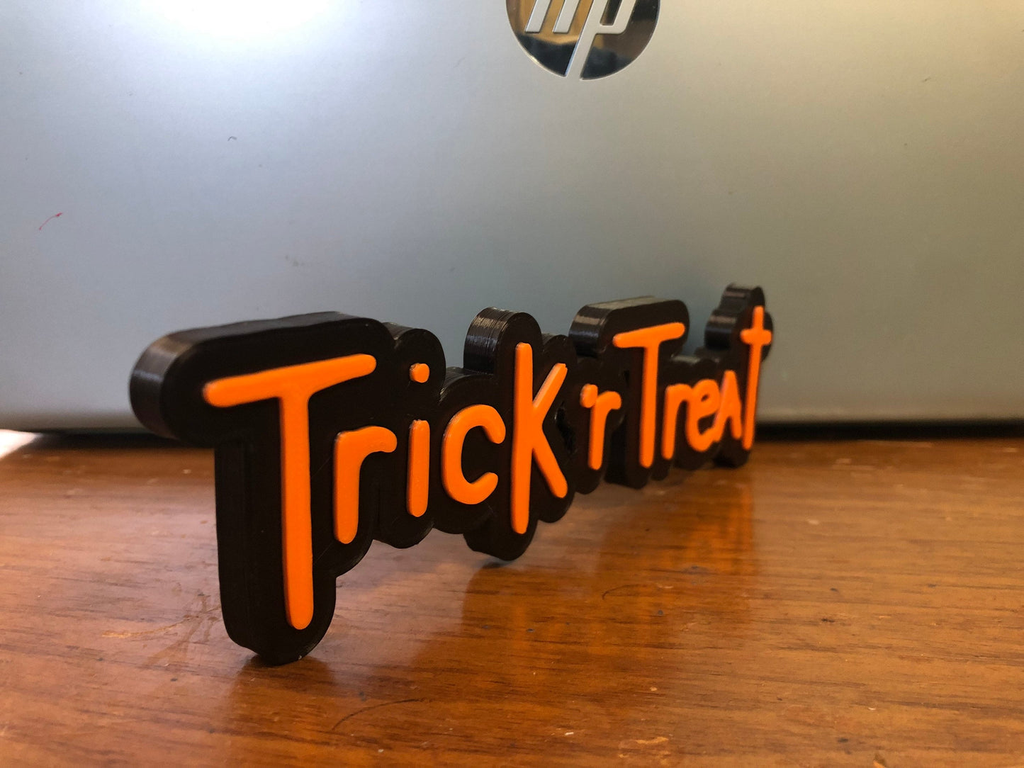 Trick r Treat logo/shelf display