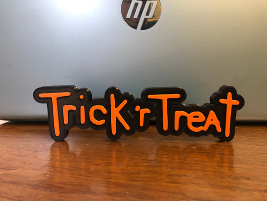 Trick r Treat logo/shelf display