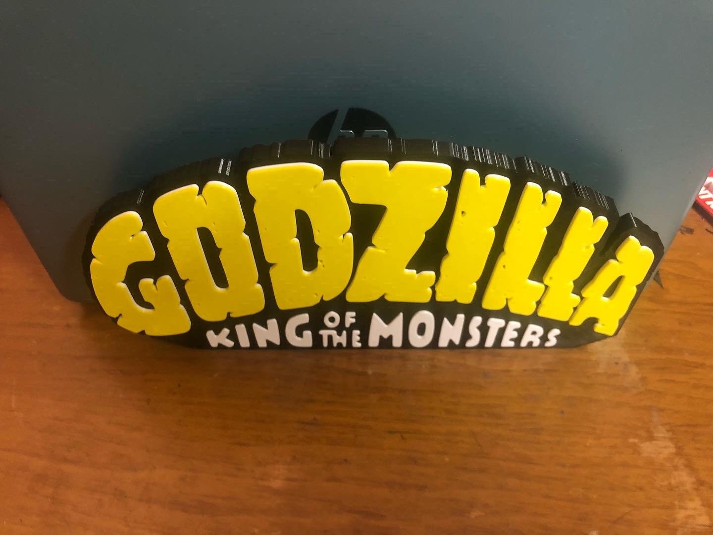 Godzilla logo/shelf display