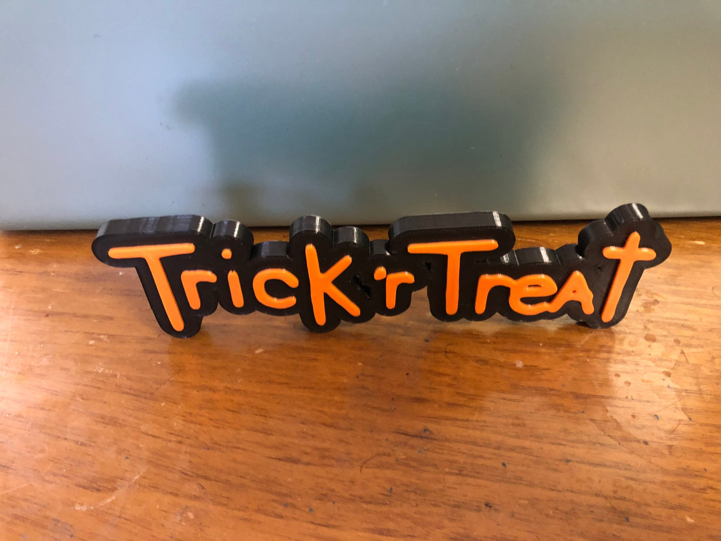 Trick r Treat logo/shelf display