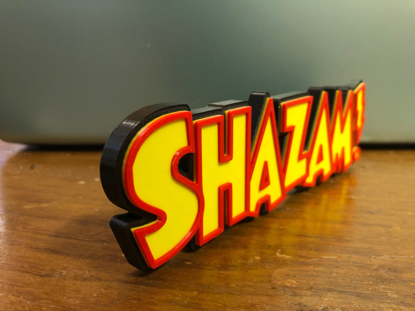 Shazam! Logo/shelf display