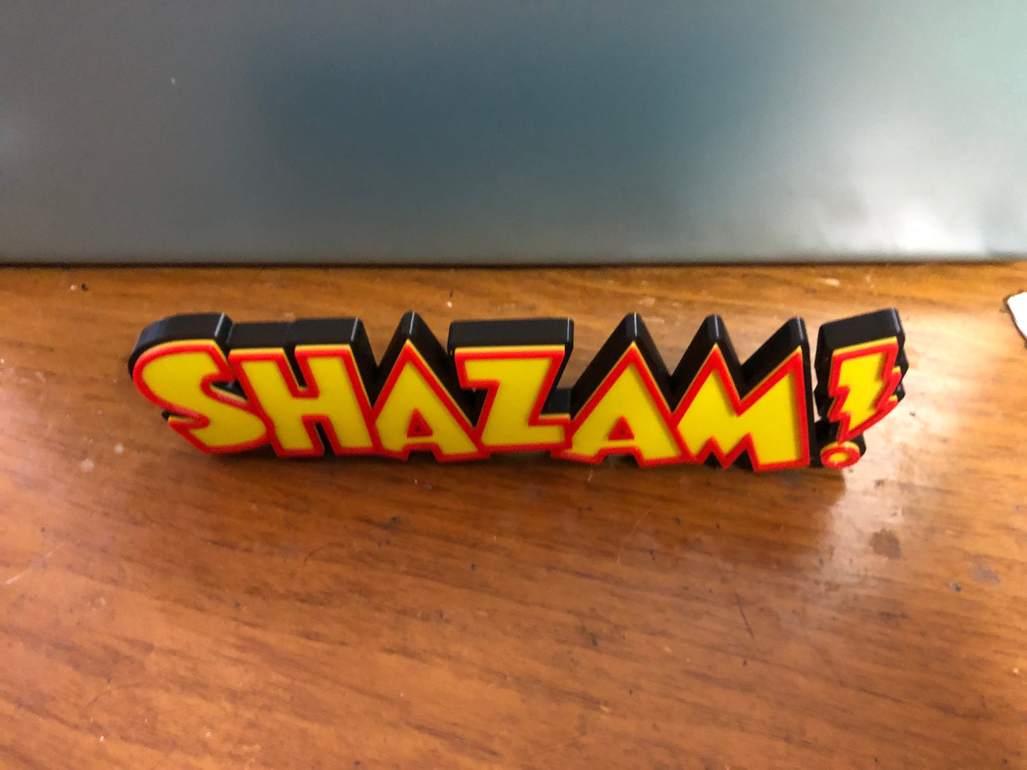 Shazam! Logo/shelf display