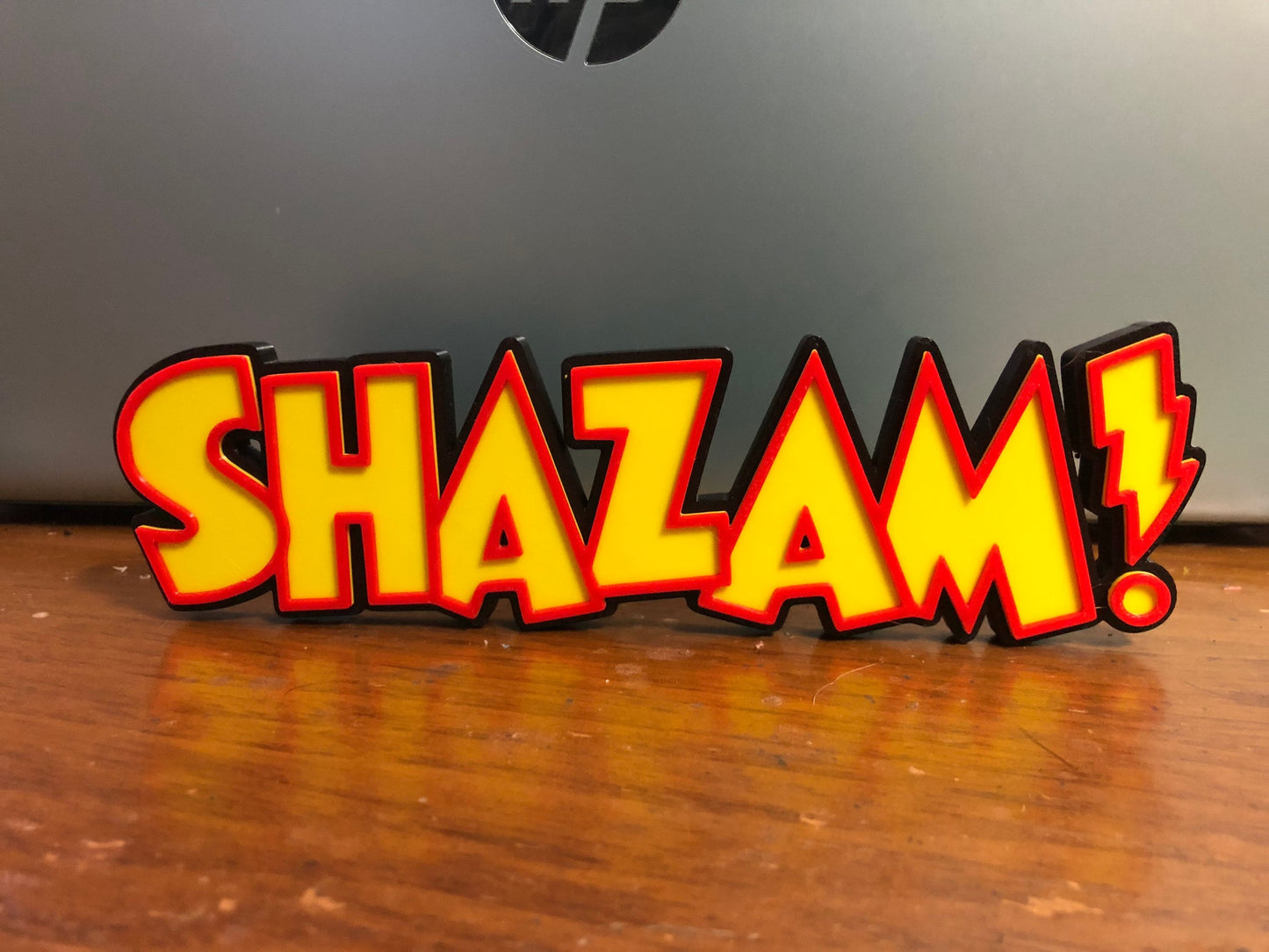 Shazam! Logo/shelf display