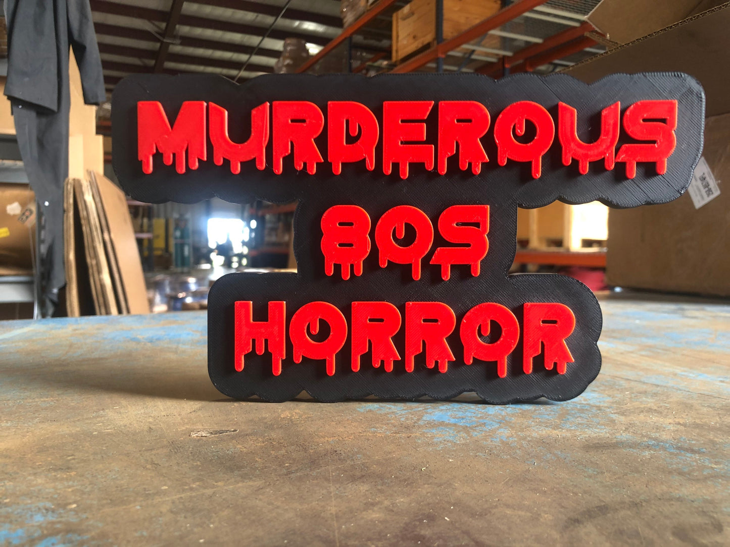 Murderous 80’s Horror shelf display/ wall display