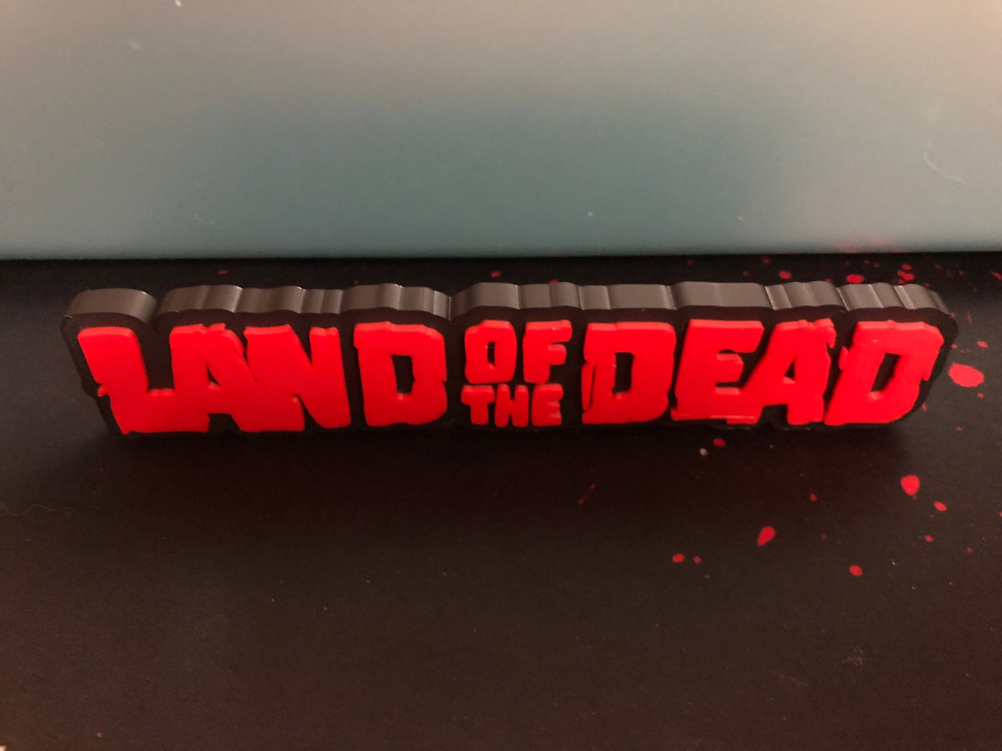 Land of the Dead logo/shelf display