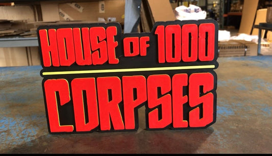 House of 1000 Corpses logo/shelf display