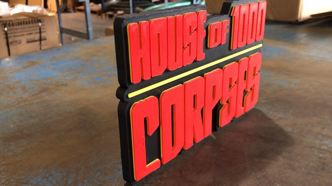 House of 1000 Corpses logo/shelf display