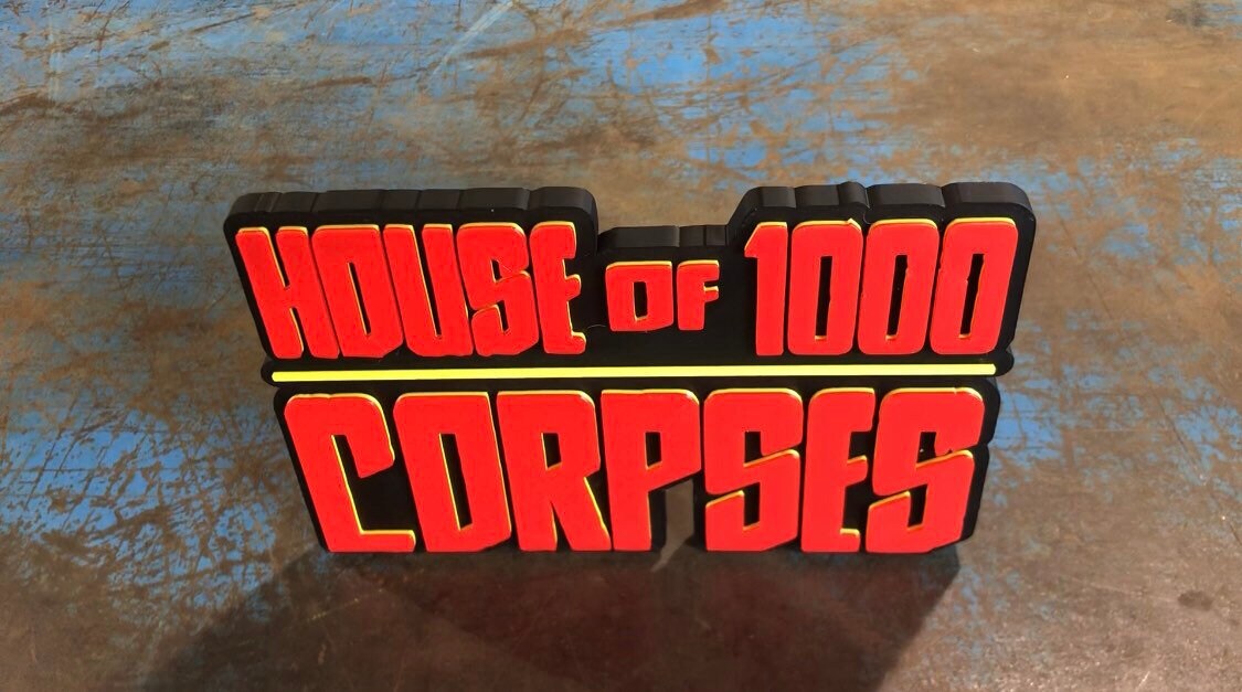 House of 1000 Corpses logo/shelf display