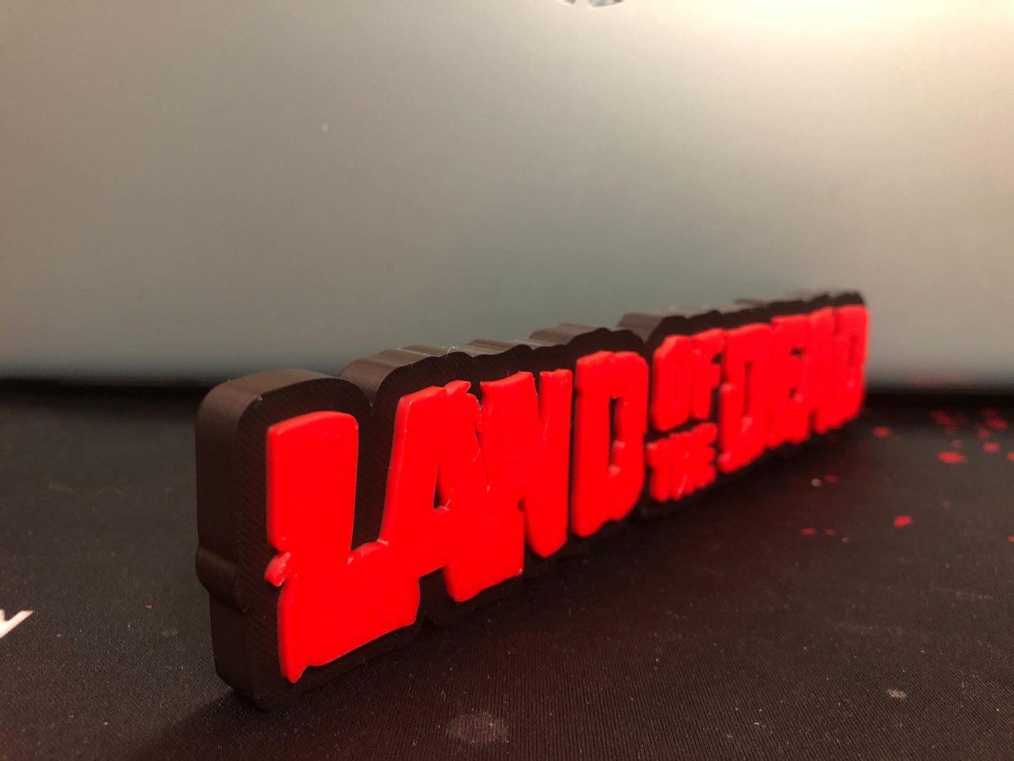 Land of the Dead logo/shelf display