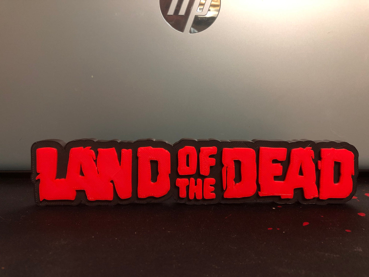 Land of the Dead logo/shelf display