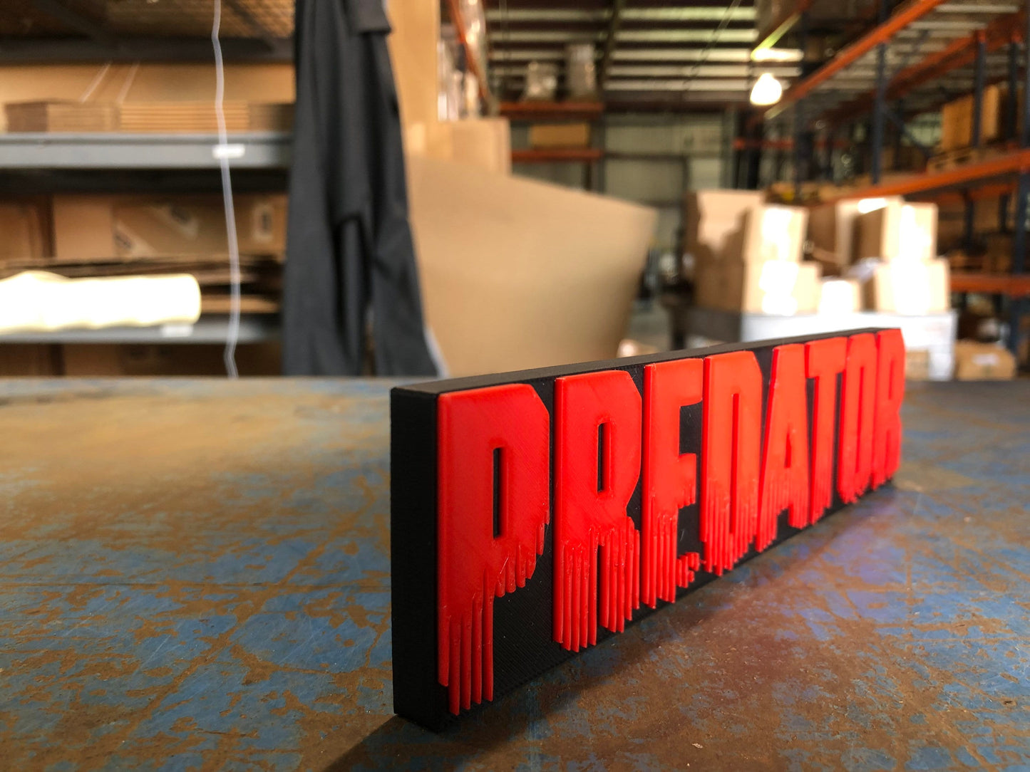 Predator logo/ shelf display