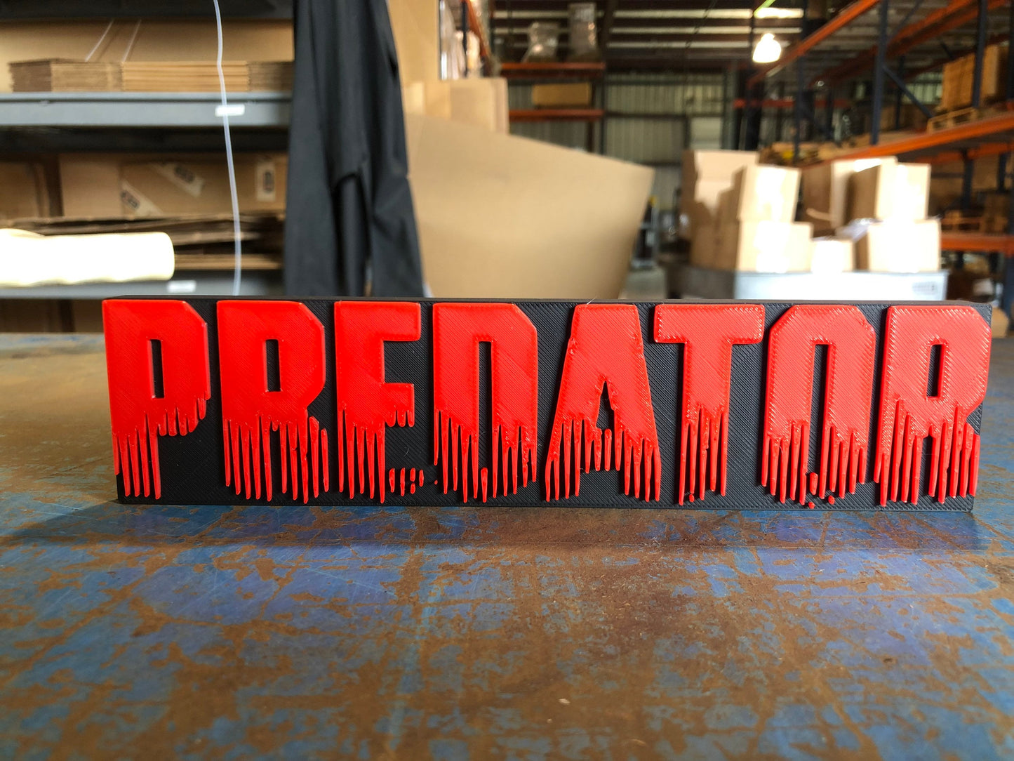 Predator logo/ shelf display