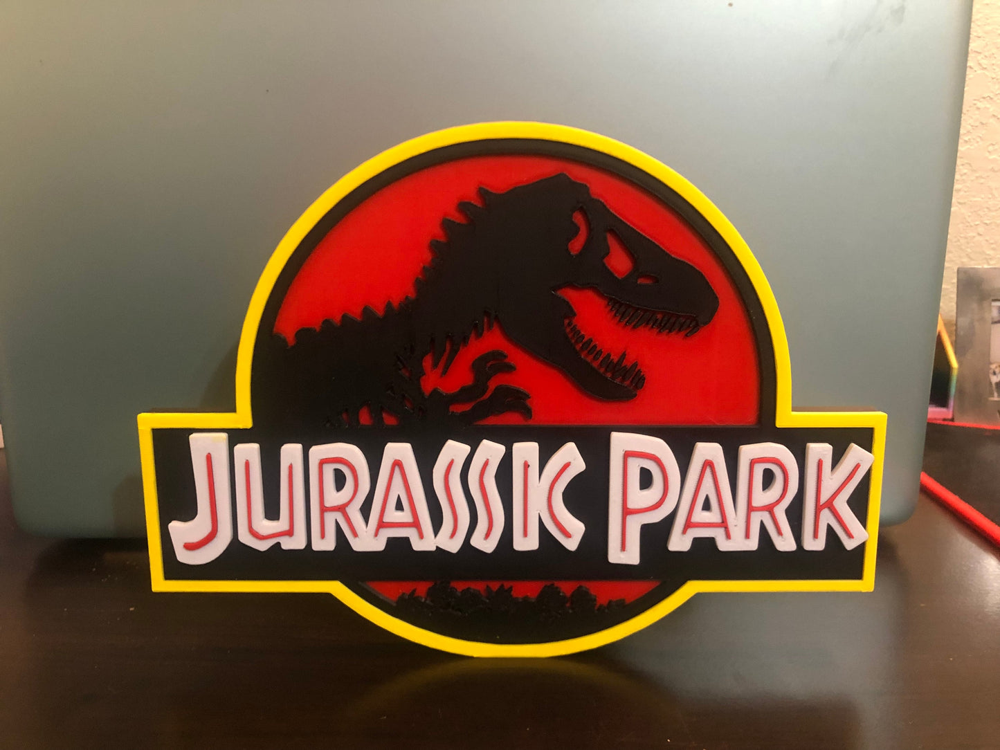 Jurassic Park logo/shelf display/wall display