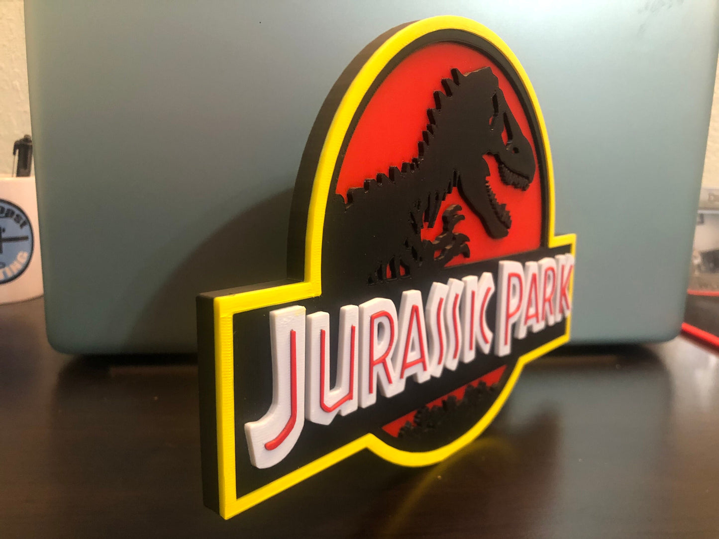 Jurassic Park logo/shelf display/wall display