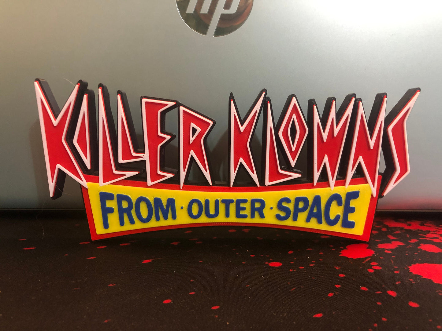 Killer Klowns logo/shelf display