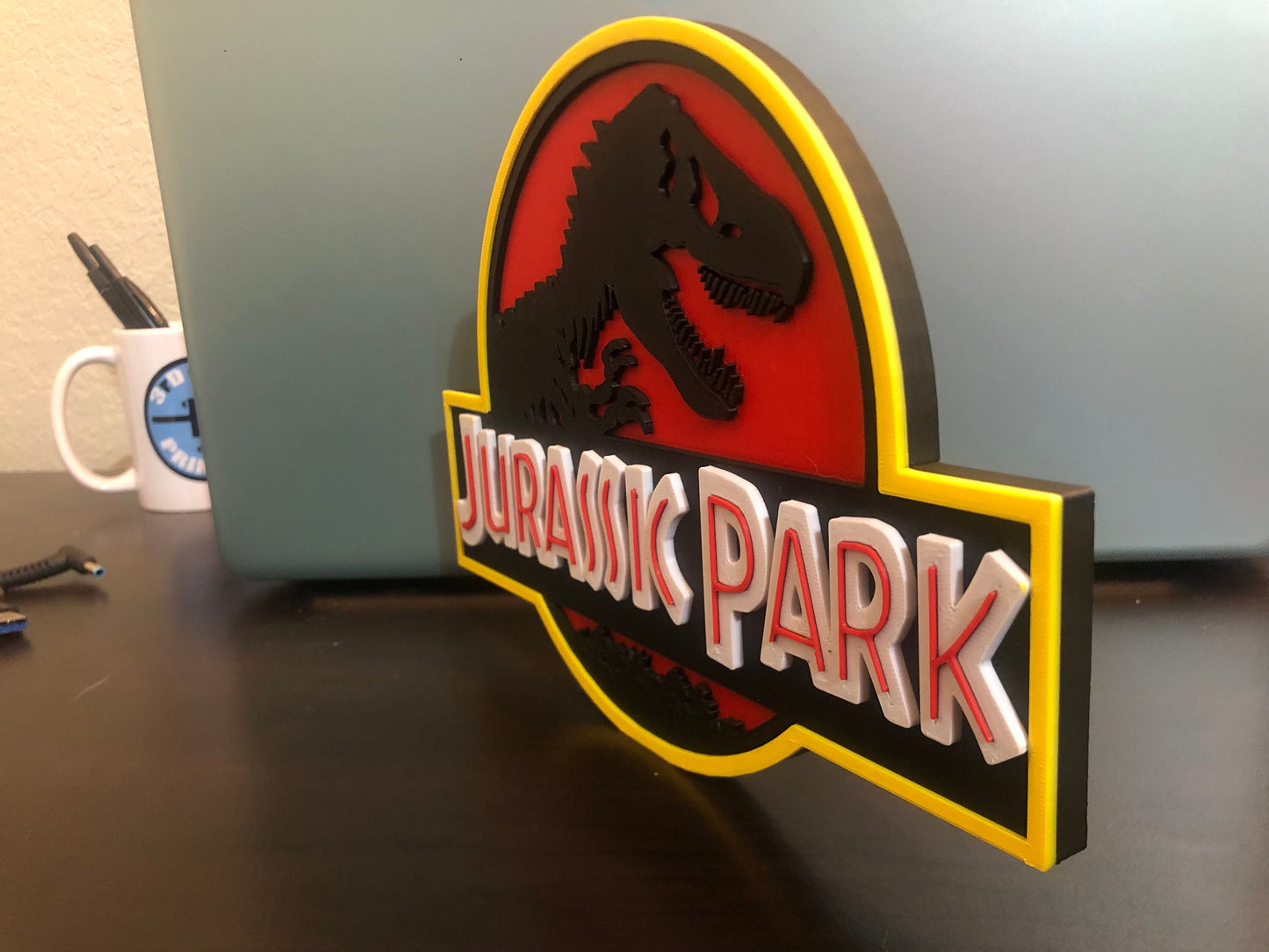 Jurassic Park logo/shelf display/wall display