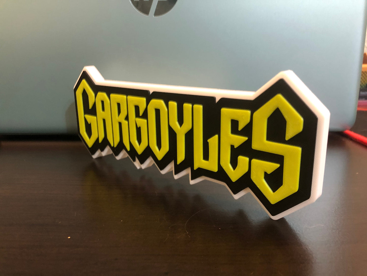 V2 Gargoyles logo/shelf display