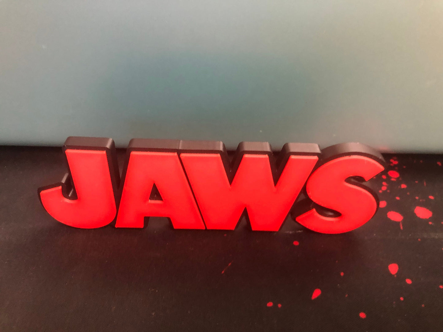 Jaws logo/shelf display