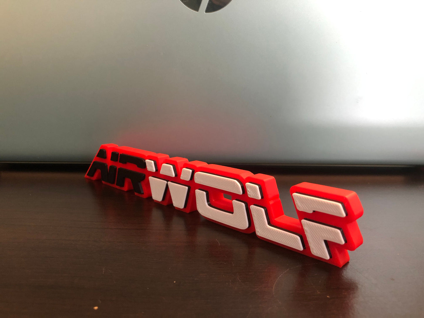 AIRWOLF logo/shelf display