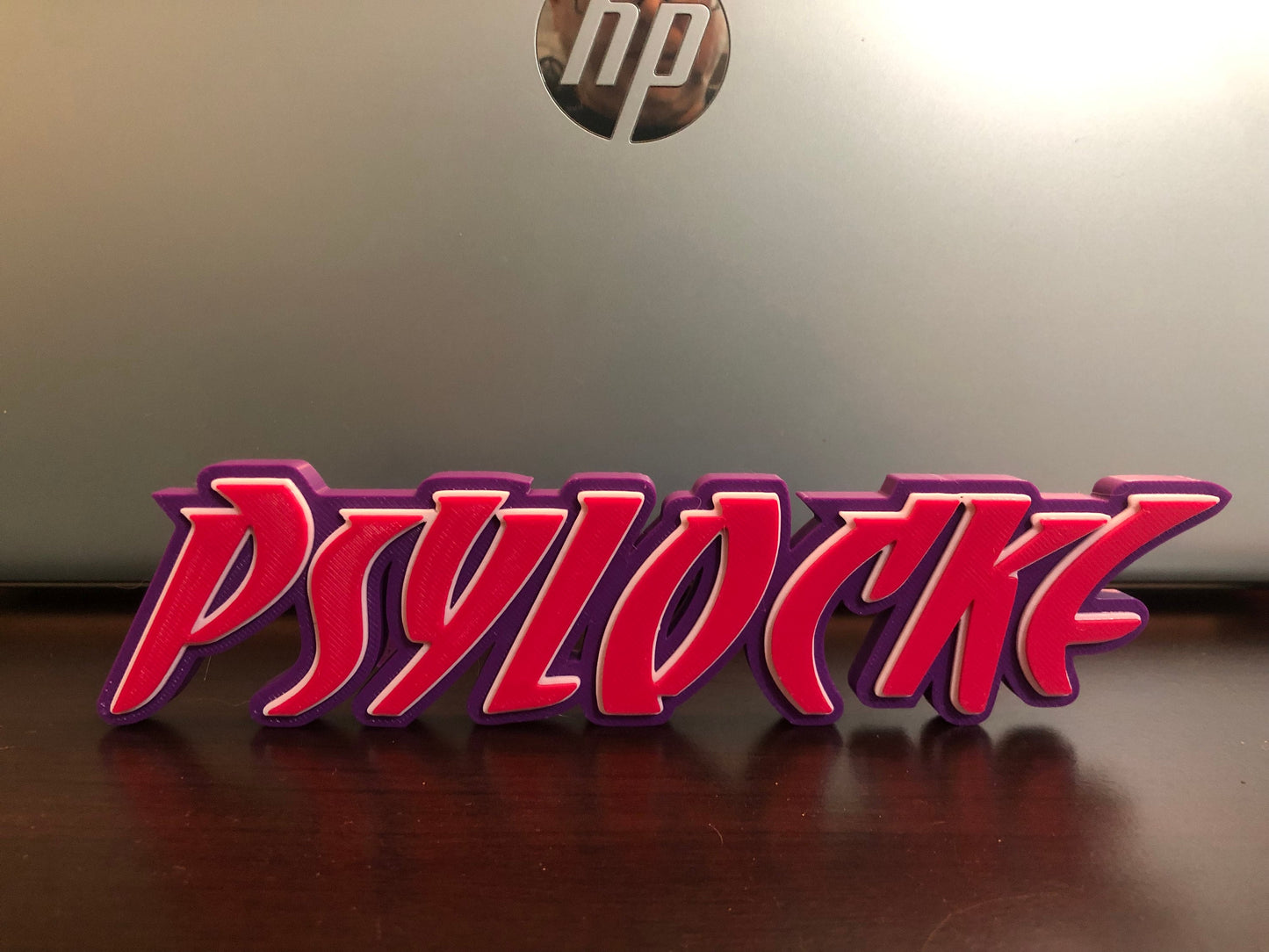 Psylocke logo/shelf display