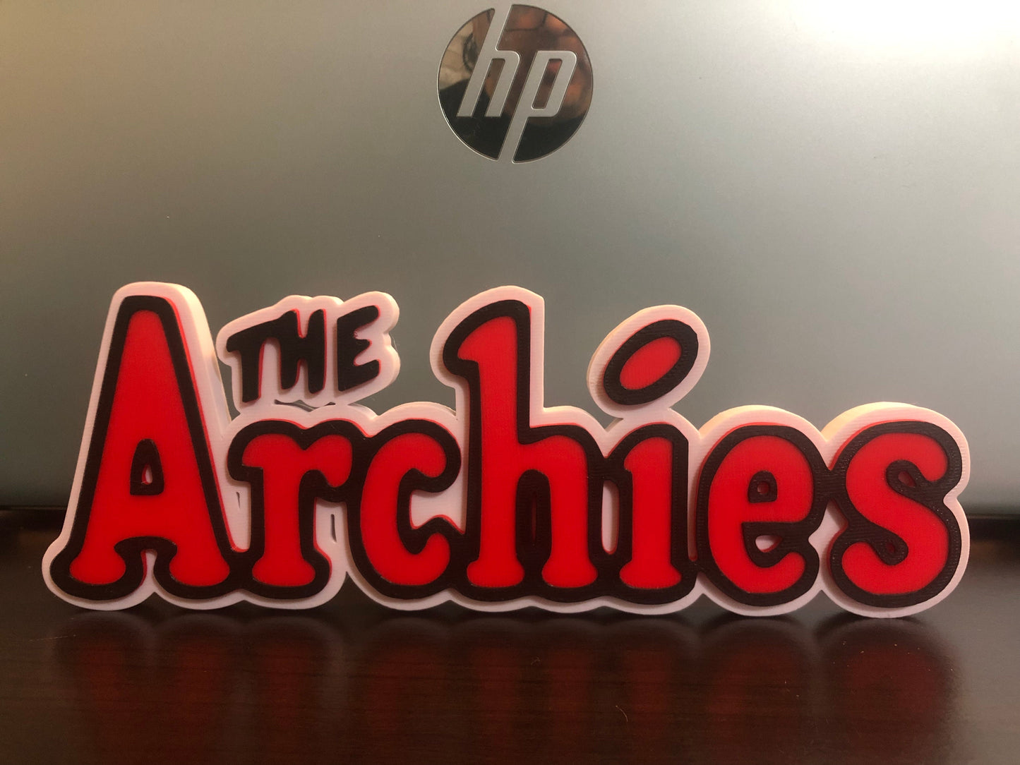 The Archie’s logo/shelf display