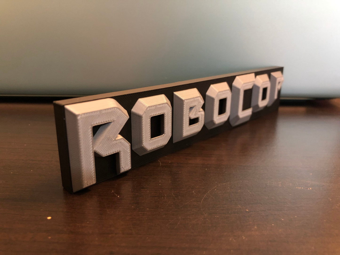 ROBOCOP logo/shelf display